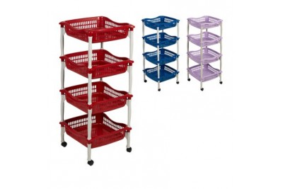 Tier M/Purpose Tray with Wheel