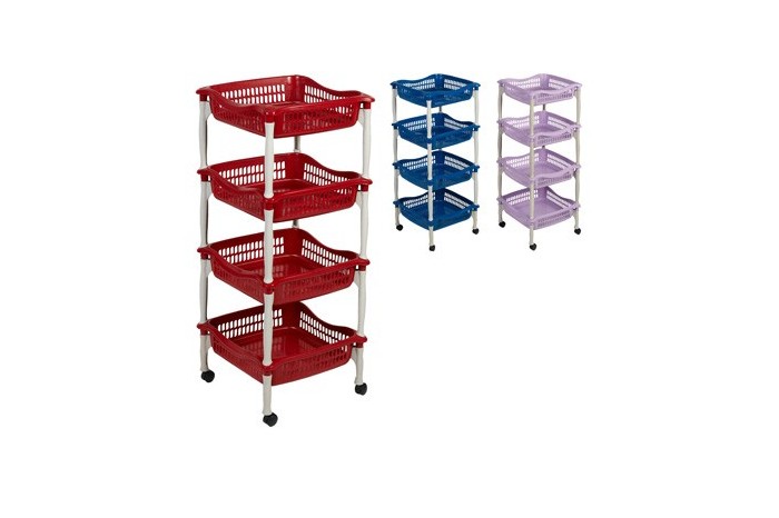 Tier M/Purpose Tray with Wheel