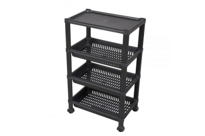 Rectangular Tray w/Wheel (N) – 4 Tiers