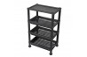Rectangular Tray w/Wheel (N) – 4 Tiers