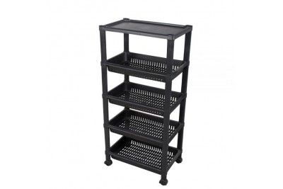 Rectangular Tray w/Wheel (N) – 5 Tiers