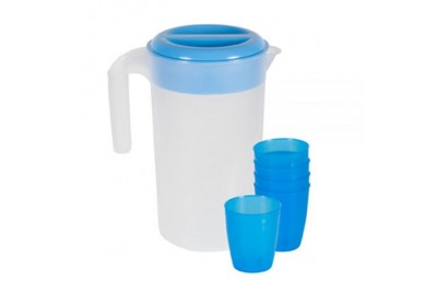 2.3Litre Plastic Jug with 5 pcs 1759 Cup