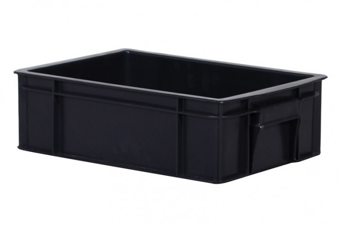 Industrial Stackable Container - Black