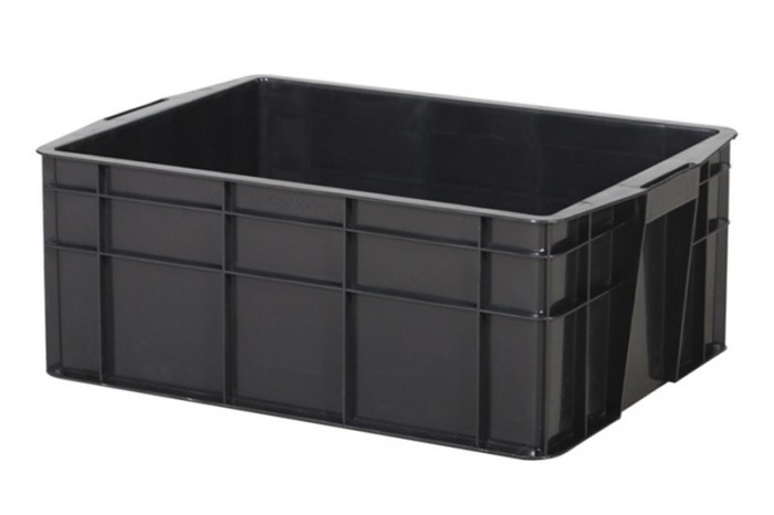 Industrial Stackable Container - Black