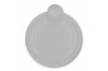 Round Plate with Sauce Compartment 2194