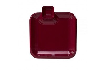 Square Plate with Sauce Compartment 2195