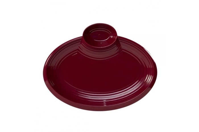 Oval Plate with Sauce Compartment 2196