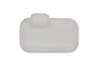 Rectangular Plate with Sauce Compartment 2197
