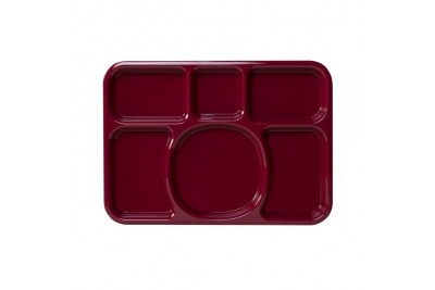 Rectangular 6 compartment Plate 2191