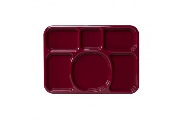 Rectangular 6 compartment Plate 2191