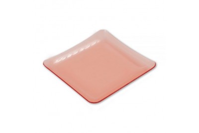 Square Transparent Colored Plate 2212
