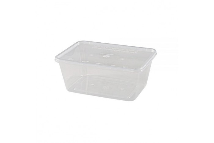  Rectangular Container 1000ml (50 in 1) 500pcs