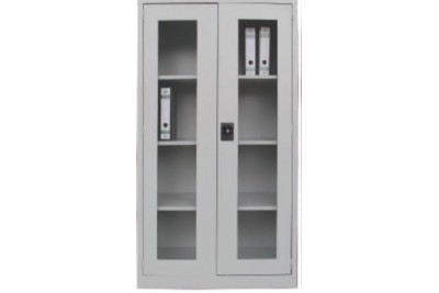 Full Height Cupboard with Glass Sliding Door c/w 3 Adjustable Shelf