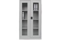 Full Height Cupboard with Glass Swinging Door c/w 3 Adjustable Shelf (ECONOMY)