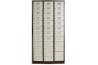36 Compartment Steel Locker with Steel Swinging Door c/w Camlock (ECONOMY)