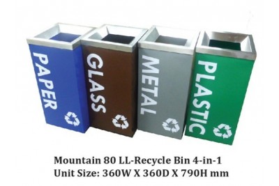Mountain 80 LL-Recycle Bin 4-in-1