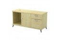 Open Shelf + Swinging Door (R) + Fixed Pedestal 1D1F