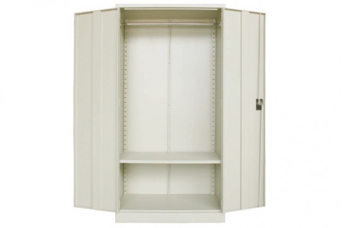 Full Height Cupboard with Steel Swinging Door c/w  1 H.Bar(Top) 1 Shelves(Btm)