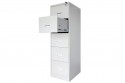 5 Drawer Filling Cabinet With Recess Handle c/w Ball Bearing Slide  (ECONOMY)