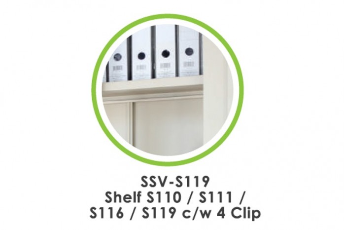 Accessories - Shelf S110/111/116/119  c/w 4 Clip