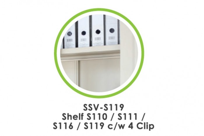 Accessories - Lateral Shelf S117 c/w 4 Clip