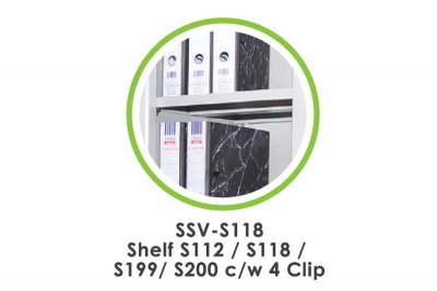 Accessories - Lateral Shelf S118 c/w 4 Clip