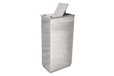 Stainless Steel Bin Rectangular c/w Flip Top