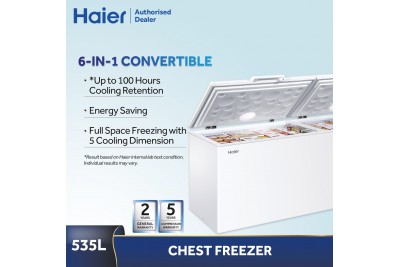 Haier Chest Freezer 6-in-1 (519L capacity)