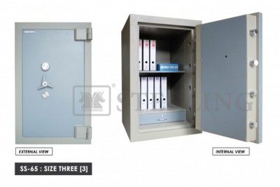 Banker Safe Size Three Secured by Keylock & Combination Lock