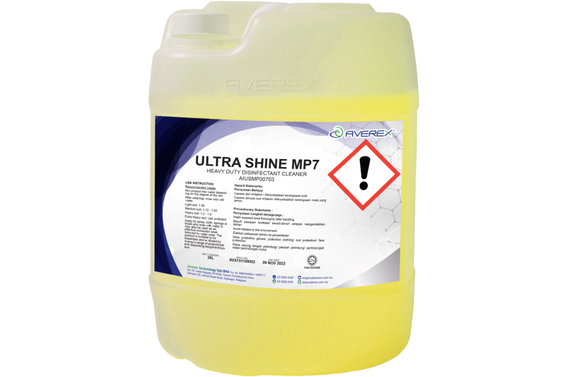 Standard Disinfectant Cleaner (ULTRA SHINE MP7) - Shelton Mart | Office ...