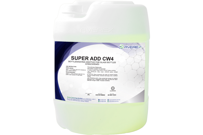 Bottlewashing Additive for Glass Bottles (SUPER ADD CW4)