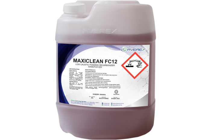 Low Caustic Foaming Decarbonizer (MAXICLEAN FC12)