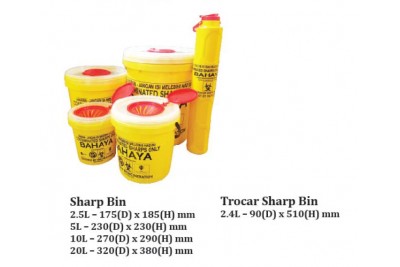 Biohazard Sharp Bin