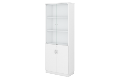 SWINGING GLASS DOOR HIGH CABINET