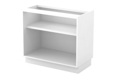 OPEN SHELF LOW CABINET (W/O TOP)