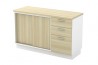 Sliding Door + Fixed Pedestal 2D1F