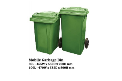 Mobile Garbage Bin 2-Wheel (120 / 240 / 360 Liters)