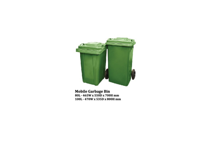 Mobile Garbage Bin 2-Wheel (120 / 240 / 360 Liters)