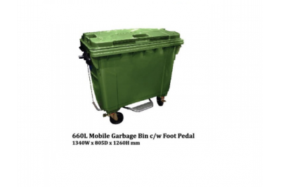 Mobile Garbage Bin 660L