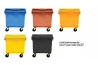 Mobile Garbage Bin 1100L