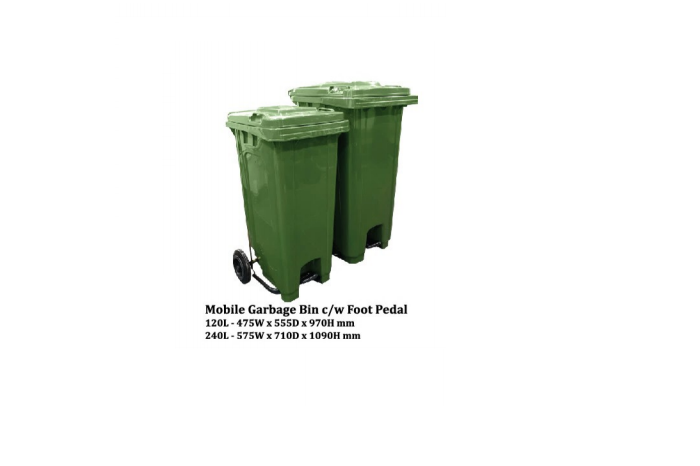 Mobile Garbage Bin 1100L