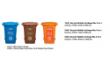Recycle Mobile Garbage Bin 3 In 1 (120L / 240L / 360L)