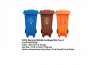 120L Recycle Mobile Garbage Bin c/w Foot Pedal (3 In 1)