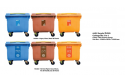 660L Recycle Mobile Garbage Bin (3 in 1)