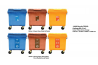 1100L Recycle Mobile Garbage Bin (3 in 1)