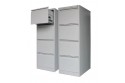 4 Drawer Filing Cabinet with Goose Neck Handle