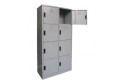 8 Compartment Steel Locker c/w Handle Camlock (ECONOMY)