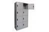 8 Compartment Steel Locker c/w Handle Camlock (ECONOMY)