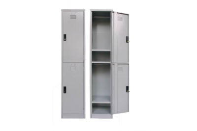 2 Compartment Steel Locker