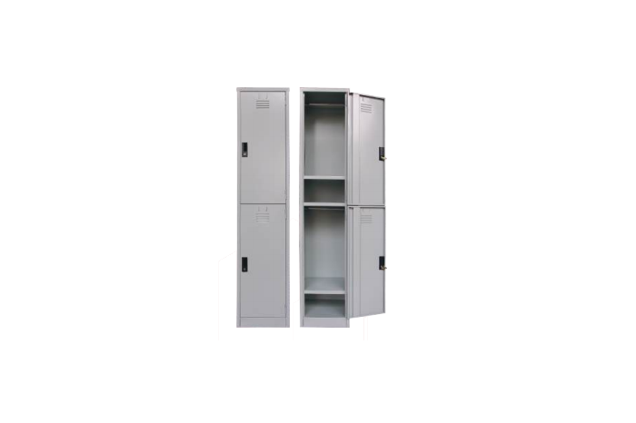 2 Compartment Steel Locker